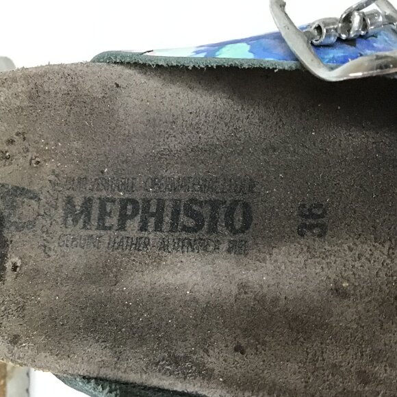 Mephisto Helen Sandals Blue Multicolour Size 36 (US 5) - Picture 12 of 13